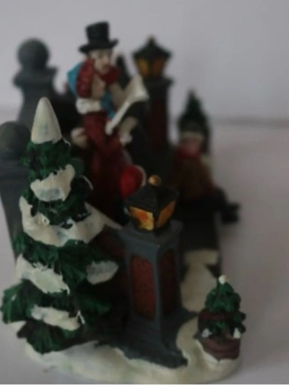 Vintage Christmas Carolers Figurine Sculpture